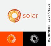 Solar logo. Sunrays with vortex, on different background. Identity.  Loading icon. logo can use for business, network or web.