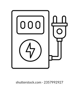 Icono vector del contador solar que puede modificar o editar fácilmente

