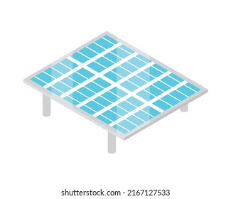 solar panel alternative icon isolated