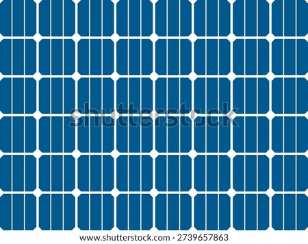 Solar panel background with blue photovoltaic grid pattern. Clean renewable energy technology concept.