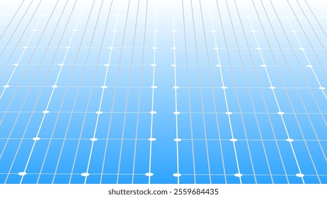 Solar Panel Background. Solar Panel Pattern Vector Illustration. Banner of a set of solar panels as a template for designs in the concept of alternative green energy.