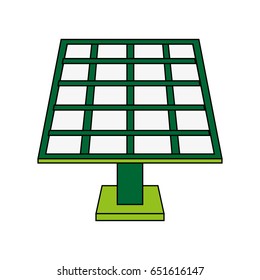 solar panel cartoon