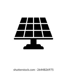 Solar panel casting shadow beneath floating cloud shape