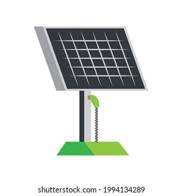 solar panel charge station isolated