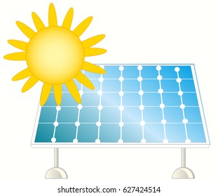 Solar panel for collection of the energy from sun