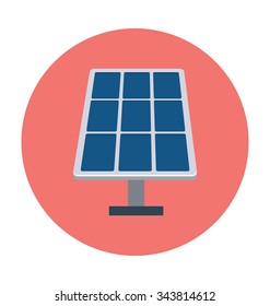 
Solar Panel Colored Vector Illustration
