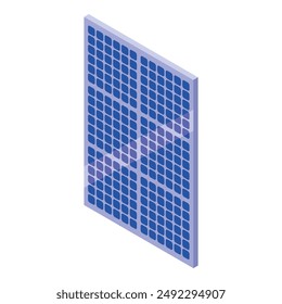 Solar panel converting sunlight into electricity, illustrating the concept of renewable energy