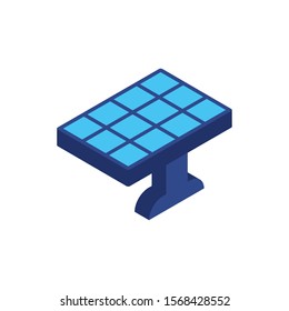 solar panel device isolated icon vector illustration design