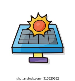 solar panel doodle