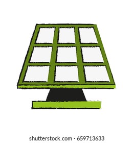 solar panel eco freindly related icon image