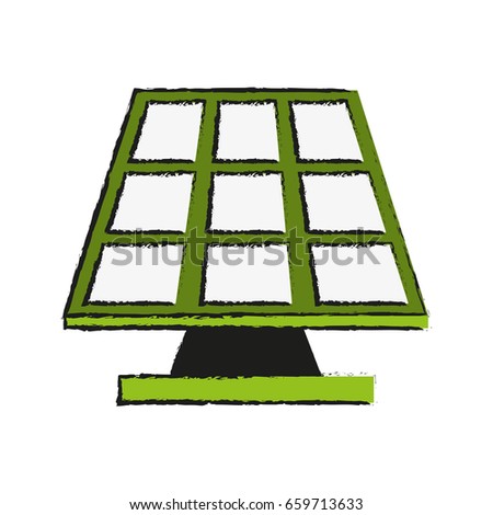 solar panel eco freindly related icon image