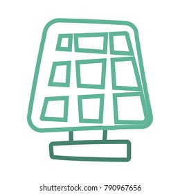Solar panel energy cartoon