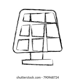 Solar panel energy cartoon