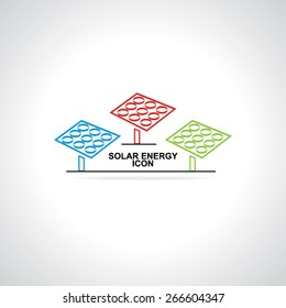 solar panel energy concept idea