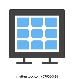 Solar, panel, energy icon vector image. Can also be used for energy and technology. Suitable for web apps, mobile apps and print media.