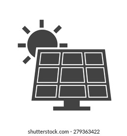 Solar, panel, energy icon vector image. Can also be used for energy and technology. Suitable for web apps, mobile apps and print media.