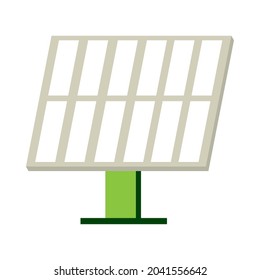 solar panel energy renewable icon isolated