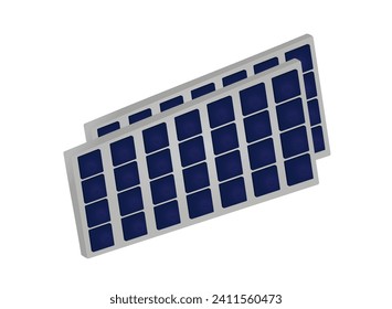 Solar panel energy. vector illustration