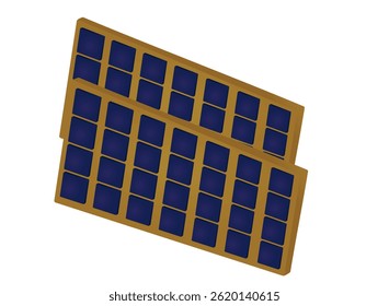 Solar panel energy. vector illustration