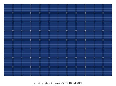 Patrón de rejilla de panel solar azul y blanco. Las células solares alimentan la energía azul de la tecnología de electricidad eco energía verde