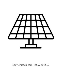 Estructura de la rejilla del panel solar en tecnología de la energía del soporte