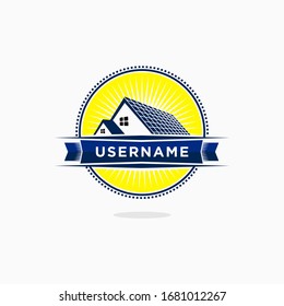 inspiración en el diseño del logotipo de una casa simple