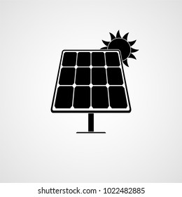 Solar panel. Icon
