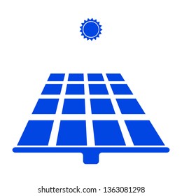 Solar panel icon