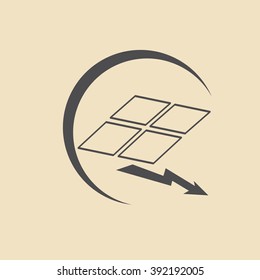 solar panel icon