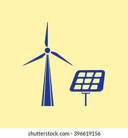 Solar Panel Icon.