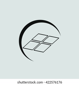 solar panel Icon.