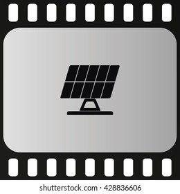 Solar panel icon.