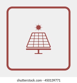 Solar panel icon.