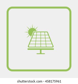Solar panel icon.