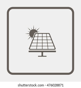 Solar panel icon.