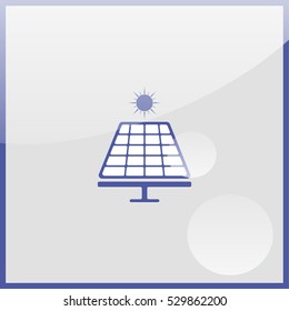 Solar panel icon.