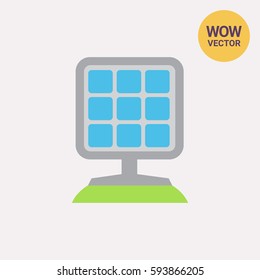 Solar panel icon