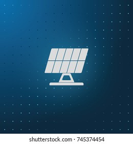 Solar panel icon.