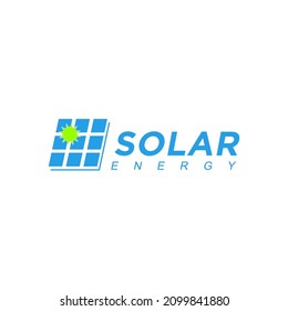 
Solar panel icon in blue and green color flat style isolated. energy logo design. Vector illustration