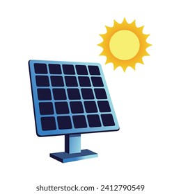 Design des Solarpaneels. Alternativzeichen und -zeichen.