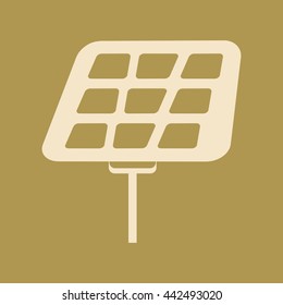 Solar Panel Icon. Eps-10.