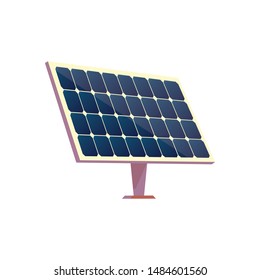 Solar Panel Icon Flat Graphic Design - Illustration