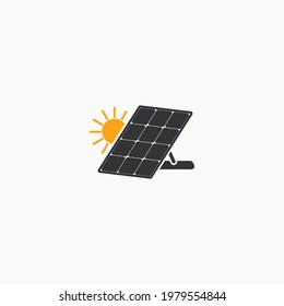 Grafikdesign der Sonnenkollektoren, Vektorgrafik