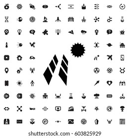 Solar panel icon illustration isolated vector sign symbol. innovations icons vector set.