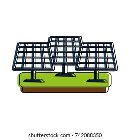 solar panel icon image 