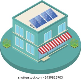 Solarpaneel-Symbol-Innovationsvektor