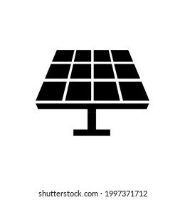solar panel icon isolated on white background for your logo design vector illustration