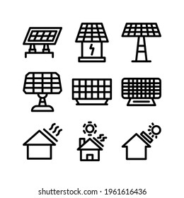 solar panel icon or logo isolated sign symbol vector illustration - Collection of high quality black style vector icons
