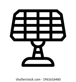 solar panel icon or logo isolated sign symbol vector illustration - high quality black style vector icons
