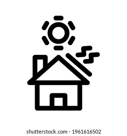 solar panel icon or logo isolated sign symbol vector illustration - high quality black style vector icons
